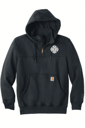 Full Zip Mock Rain Defender Hoodie Men's Carhartt Rain Defender